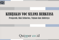 Kebijakan VOC Selama Berkuasa Di Indonesia