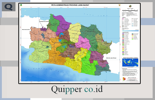 Peta Provinsi Jawa Barat