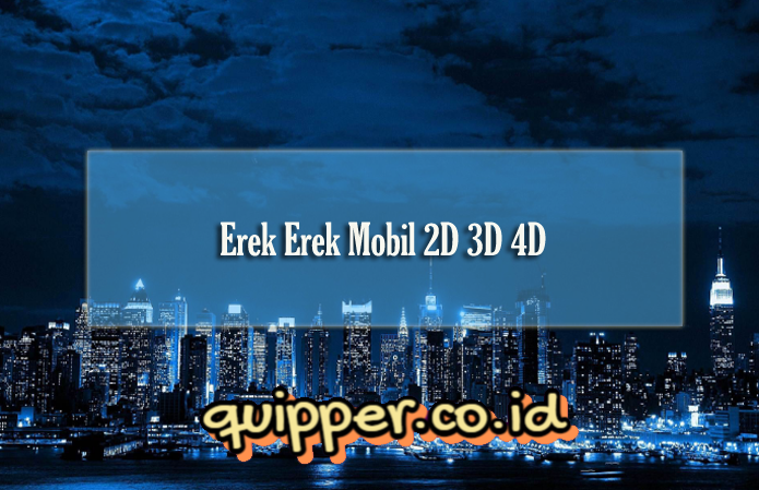 Erek Erek Mobil 2D 3D 4D