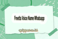 Freetts Voice Name Whatsapp