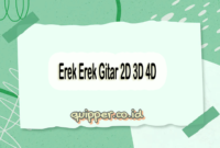 Erek Erek Gitar 2D 3D 4D