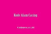 Kode Alam Cacing