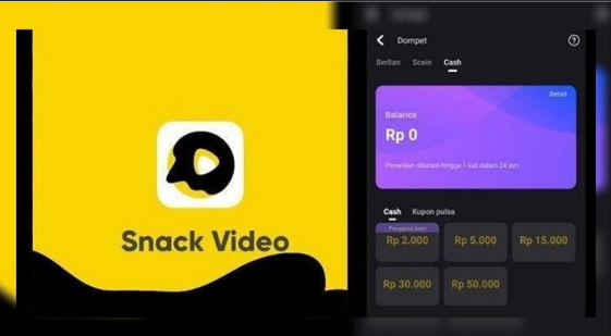 Tips Cara Kerja Aplikasi Sanck Video Apk Penghasil Saldo Dana