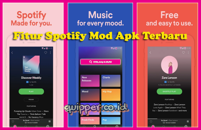 Fitur Spotify Mod Apk Terbaru