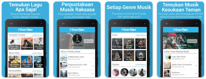 MixerBox (Lite) Aplikasi Music & Mp3
