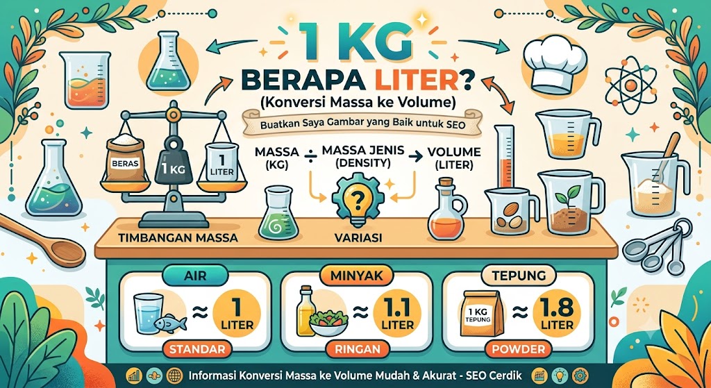 1 kg Berapa liter