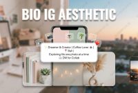 Bio IG Aesthetic