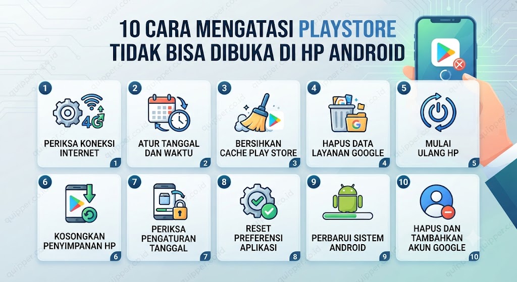 Cara Mengatasi Playstore Tidak Bisa Dibuka