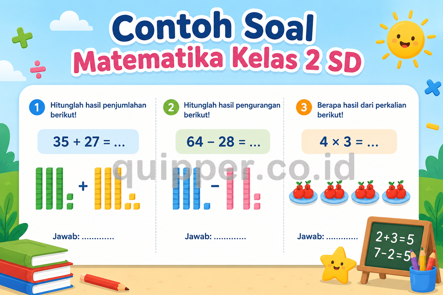 Contoh Soal Matematika Kelas 2 SD