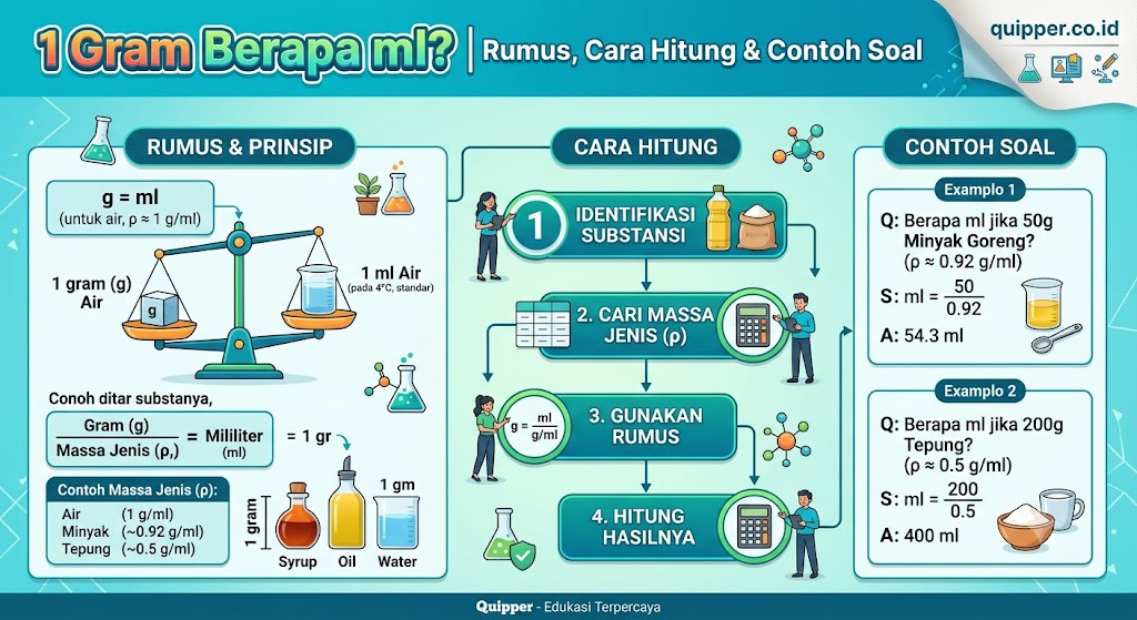 1 Gram Berapa ml