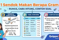 1 Sendok Makan Berapa Gram 1 Sendok Makan Berapa Gram