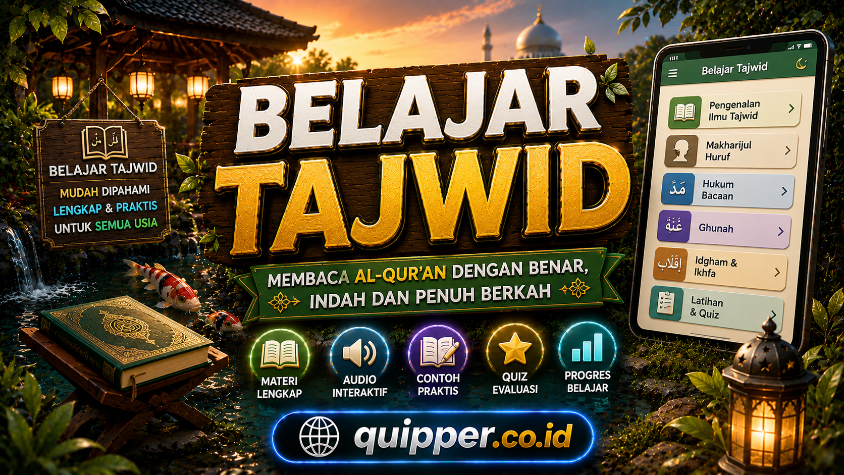 Belajar Tajwid: Memahami Ilmu Tajwid untuk Membaca Al-Qur’an dengan Benar