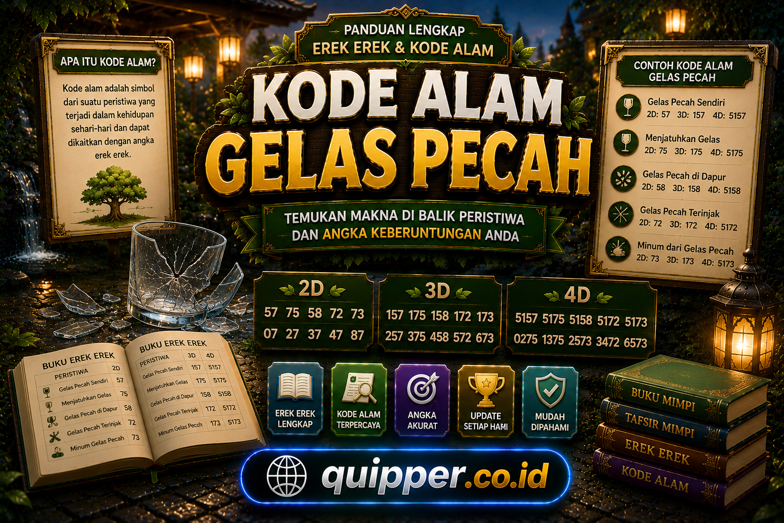 Kode Alam Gelas Pecah 2D 3D 4D