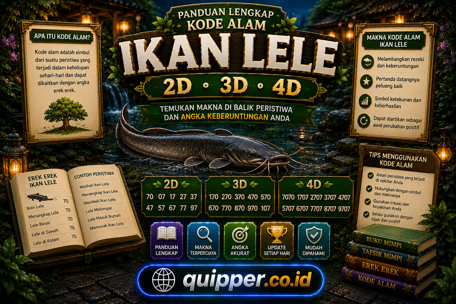 Kode Alam Ikan Lele 2D 3D 4D
