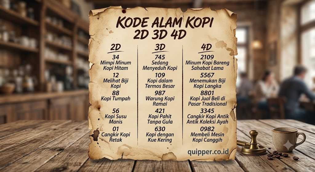 Kode Alam Kopi 2D 3D 4D