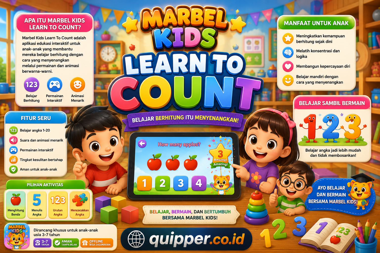 Marbel Kids Learn To Count Apk