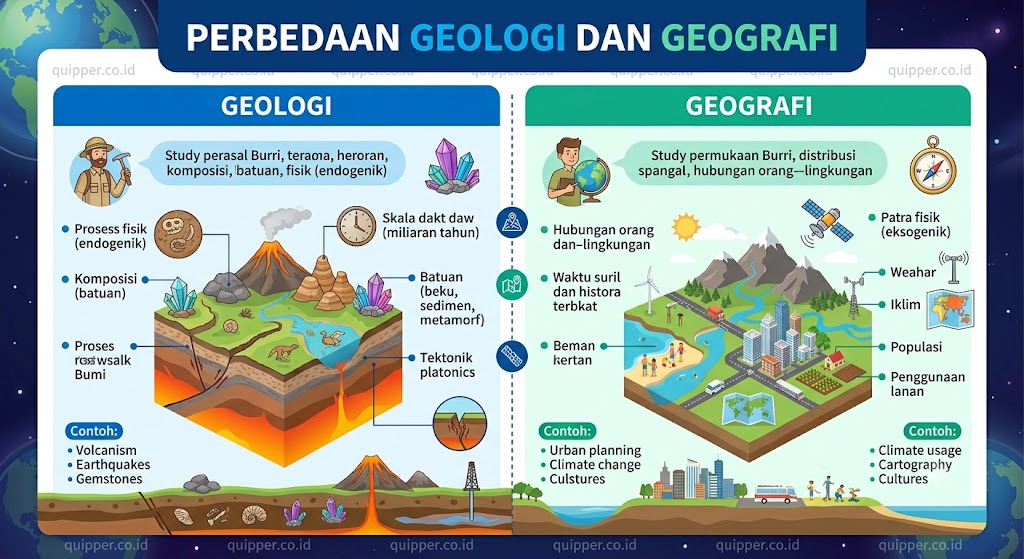 Perbedaan Geologi Dan Geografi