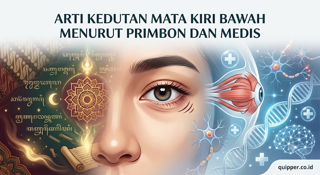 Arti Kedutan Mata Kiri Bawah Menurut Primbon dan Medis