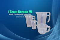 1 Gram Berapa ml