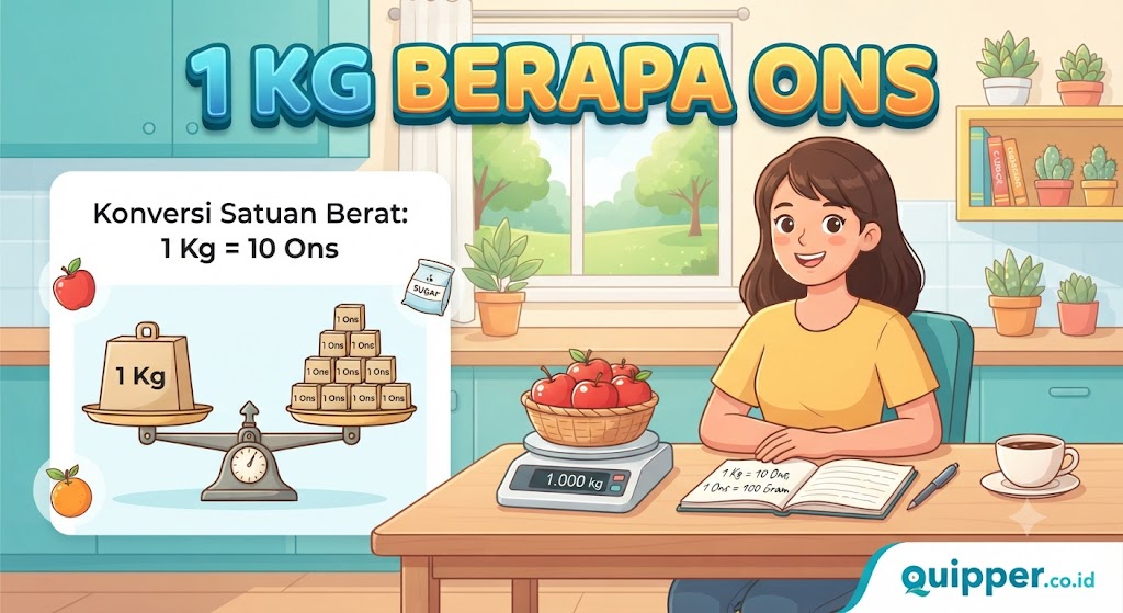 1 Kg Berapa Ons