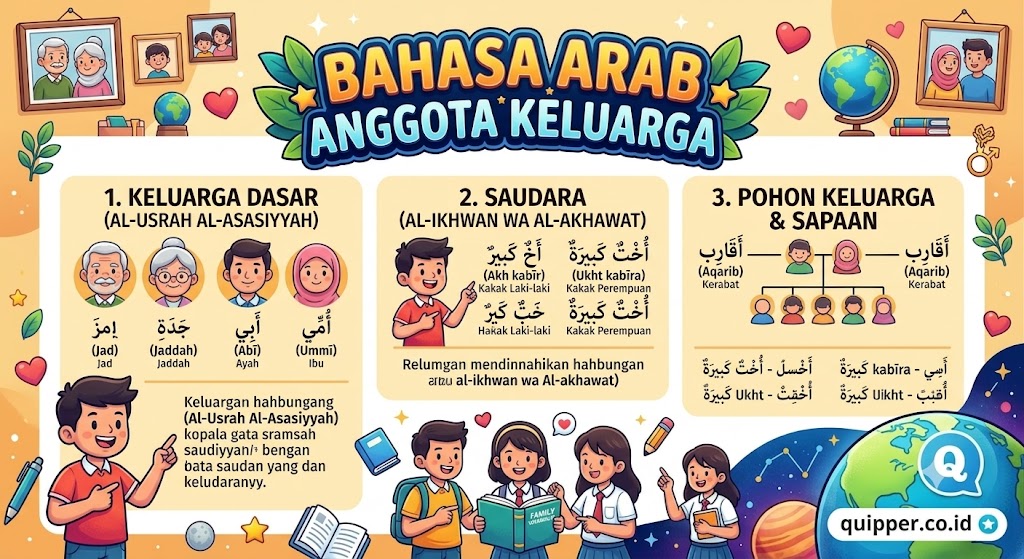 Bahasa Arab Anggota Keluarga