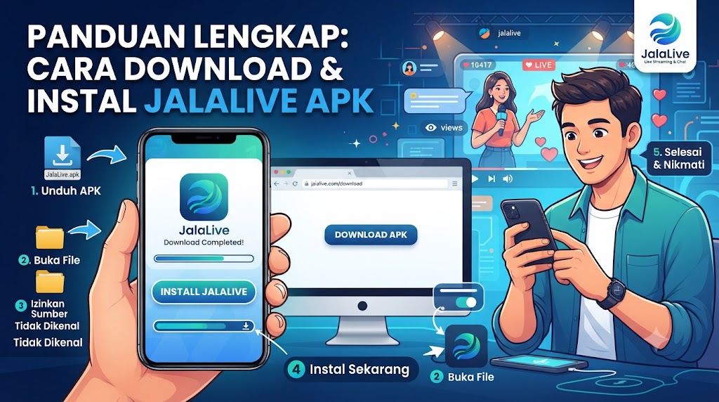 Cara Download dan Instal JalaLive APK