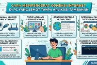 Cara Mempercepat Koneksi Internet di PC yang Lemot Tanpa Aplikasi Tambahan Cara Mempercepat Koneksi Internet di PC yang Lemot Tanpa Aplikasi Tambahan
