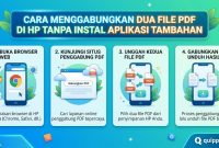 Cara Menggabungkan Dua File PDF di HP Tanpa Instal Aplikasi Tambahan
