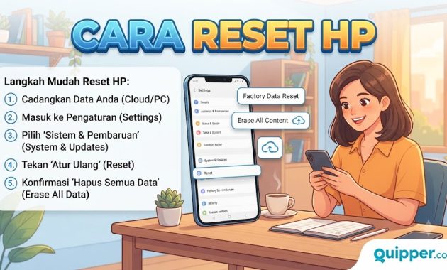 Cara Reset HP