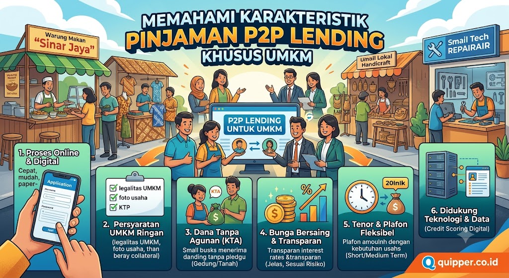 Memahami Karakteristik Pinjaman P2P Lending Khusus UMKM