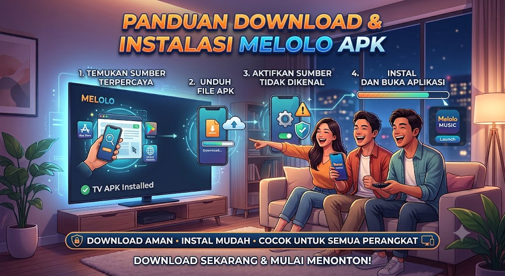 Panduan Download dan Instalasi Melolo APK