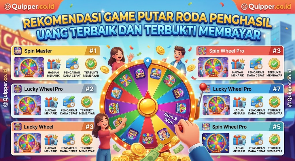 Rekomendasi Game Putar Roda Penghasil Uang Terbaik dan Terbukti Membayar