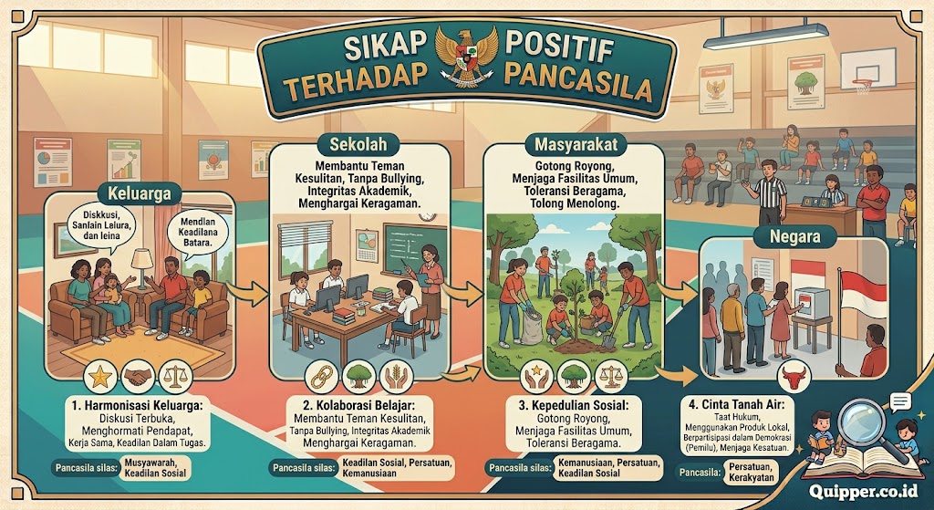 Sikap Positif Terhadap Pancasila
