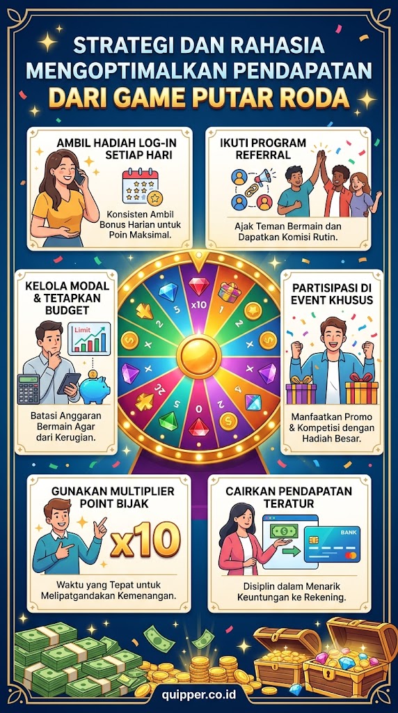 Strategi dan Rahasia Mengoptimalkan Pendapatan dari Game Putar Roda