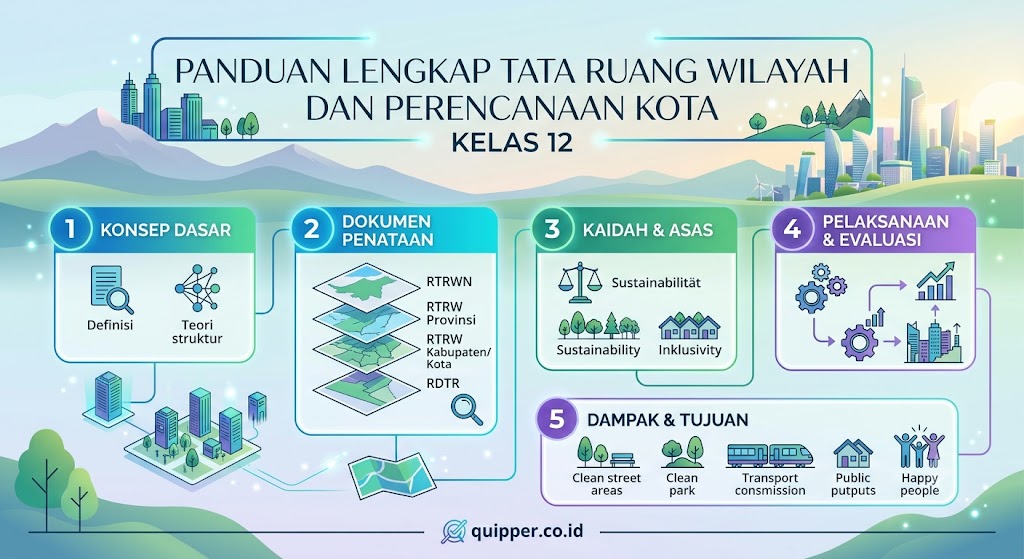 Tata Ruang Wilayah dan Perencanaan Kota Kelas 12
