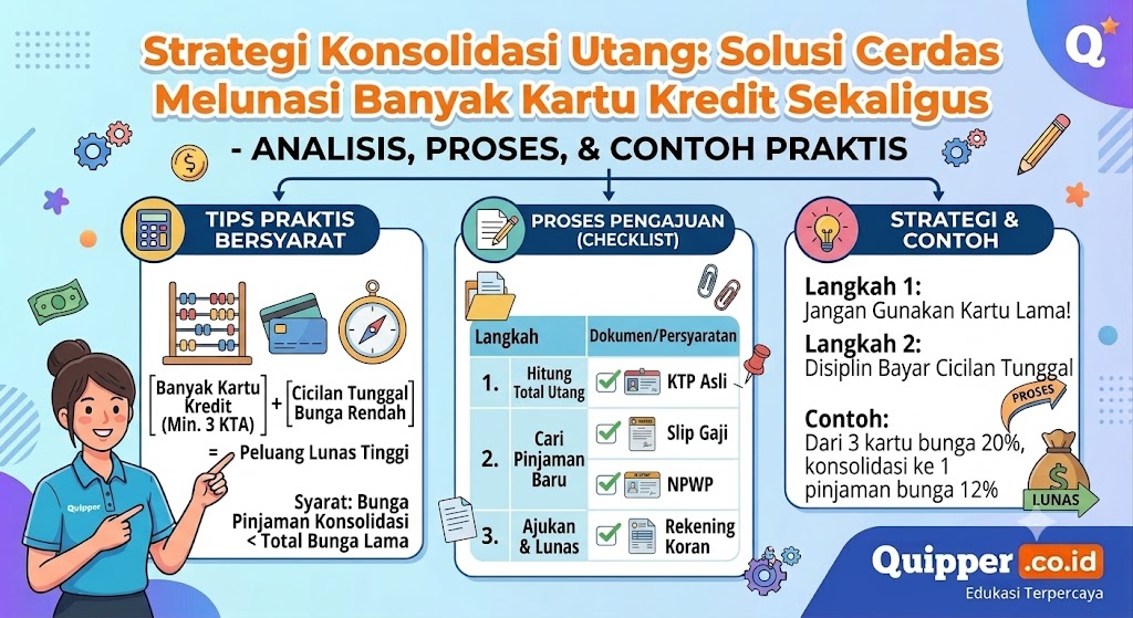 Strategi Konsolidasi Utang: Solusi Cerdas Melunasi Banyak Kartu Kredit Sekaligus