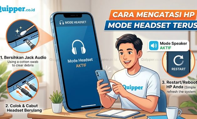 Cara Mengatasi HP Mode Headset
